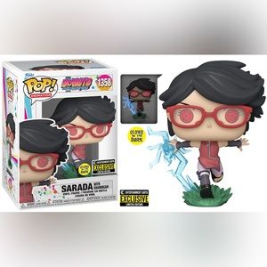 Funko Pop! Naruto Sarada Uchiha Entertainment Earth Exclusive Glow In The Dark